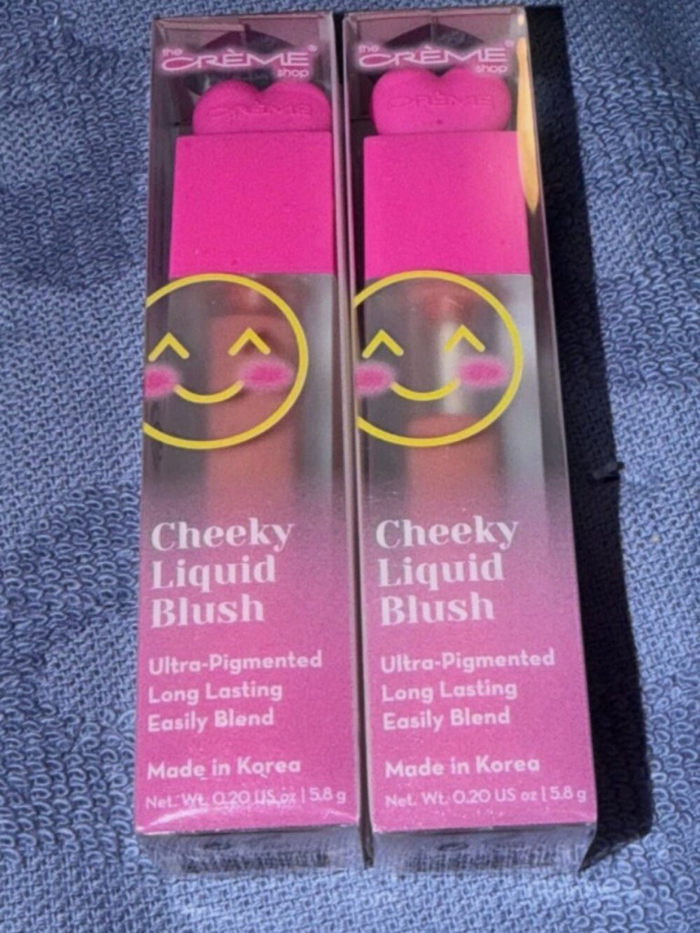 The Creme Shop Cheeky Liquid Blush Ultra Pigmented Berry Glaze LOT of 2 NEW